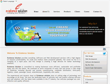 Tablet Screenshot of existencesolution.com